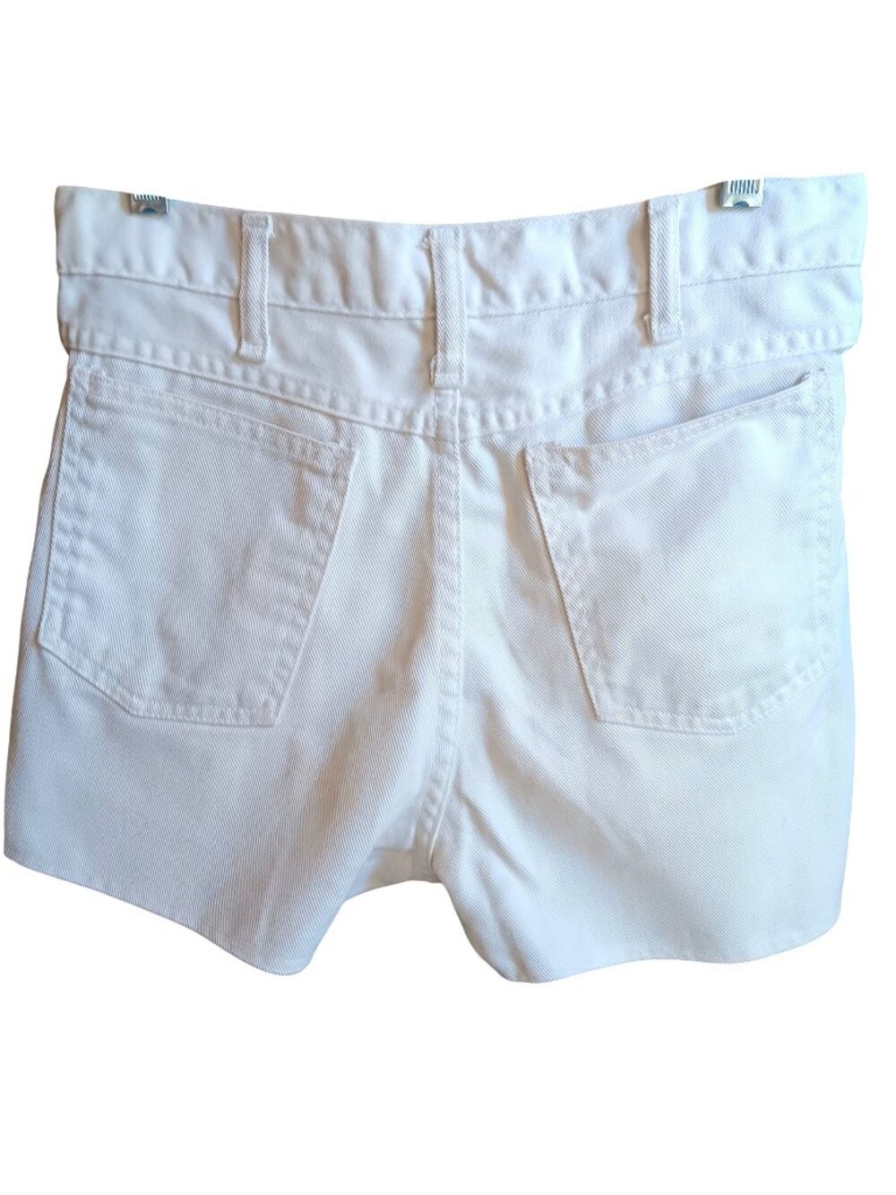 True Vintage Shorts 27W 27" Penn-Prest White JCPenney Cotton Twill 1970's USA